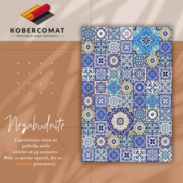 Vinyl teppich Spanische Blumen
