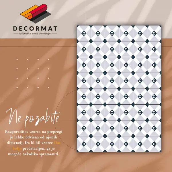 Pvc teppich Geometrische Romanen