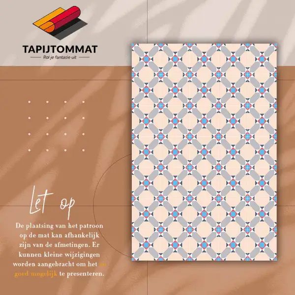 Vinyl teppich läufer Marokkanische Rhombus