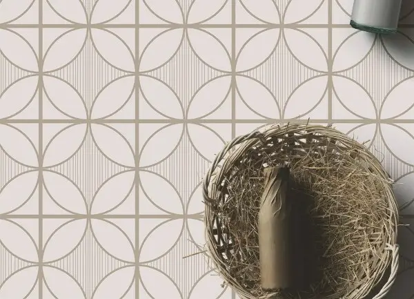 Vinyl teppich läufer Geometrische Räder