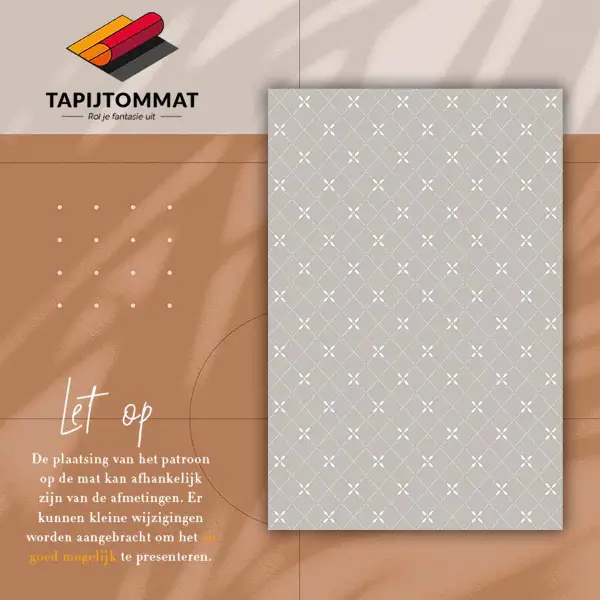 Teppich auf pvc Zarte Kreuze