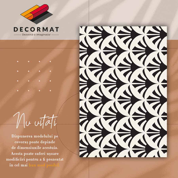 Pvc teppich Geometrische Blätter