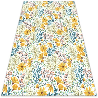 Pvc teppich Frühlingsblumen