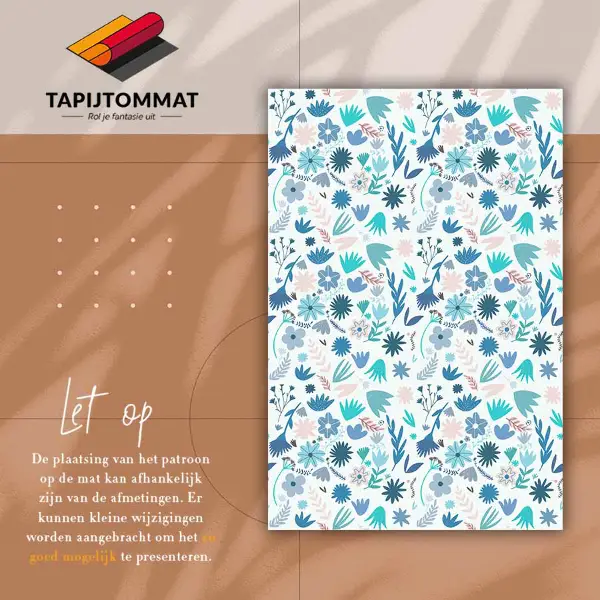 Teppich pvc Wiesenblumen