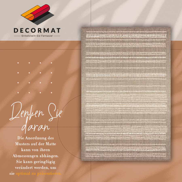 Pvc teppich Beige Stoff