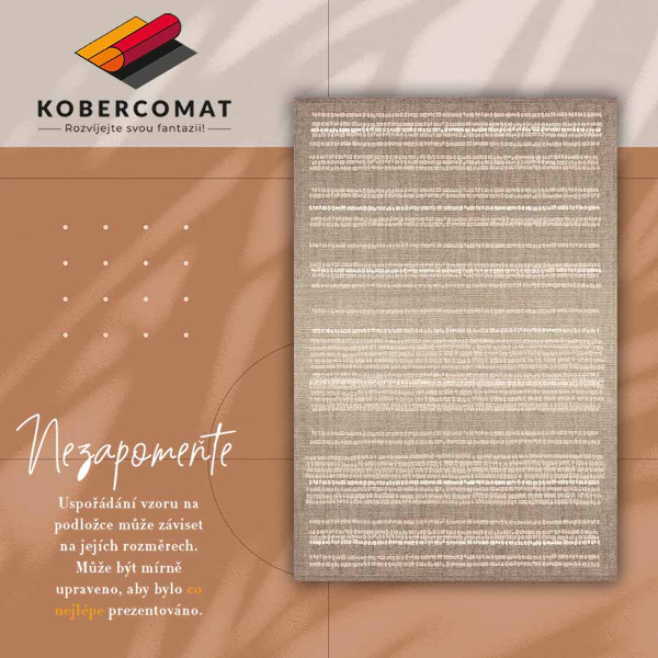 Pvc teppich Beige Stoff