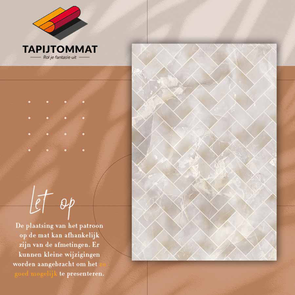 Vinyl teppich Marmorplatten