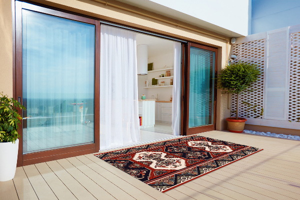 Terrassenteppich Vintage persisches Muster