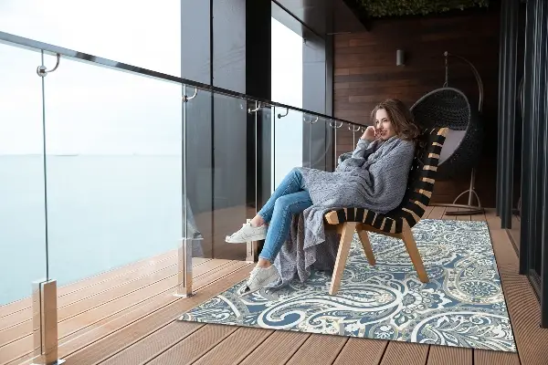 Outdoor teppich Perser Paisley