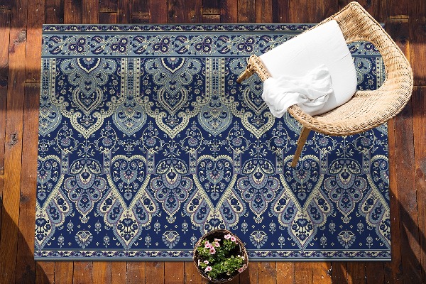 Gartenteppich Indische Textur