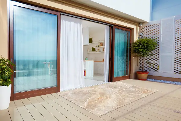 Terrassenteppich Rostiger Marmor