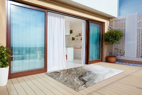 Outdoor teppich Pearl-Marmor