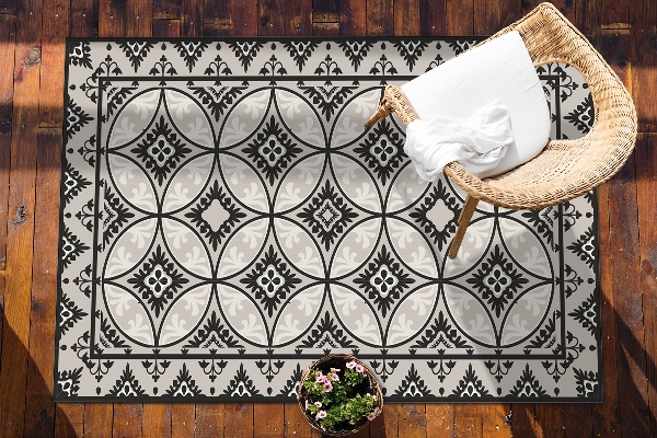Terrassenteppich Vintage Räder