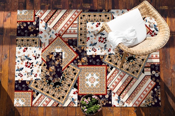 Outdoor teppich Chaotischer Patchwork