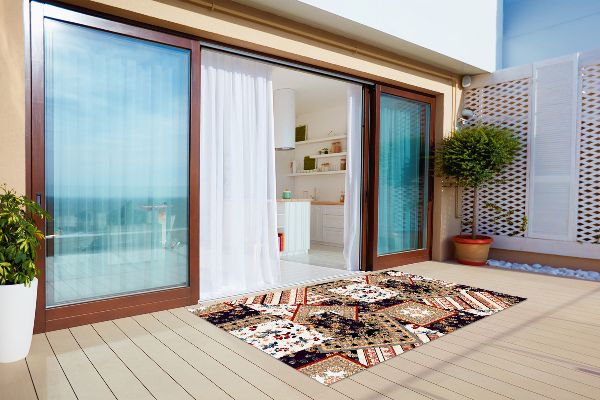 Outdoor teppich Chaotischer Patchwork