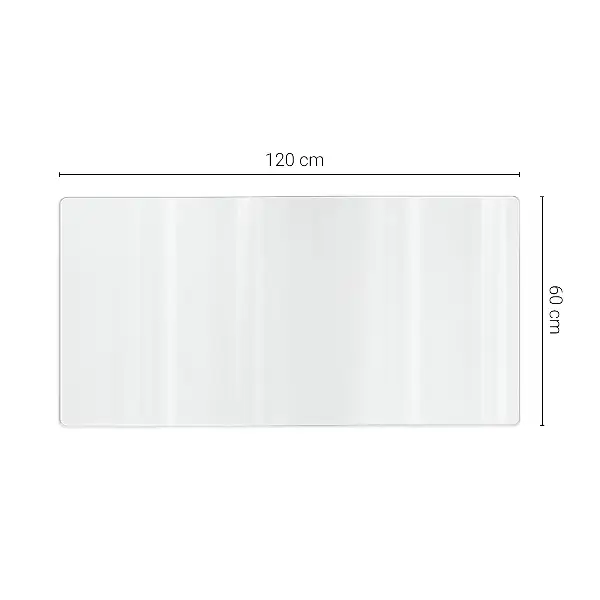 Weiches Glas für den Schreibtisch