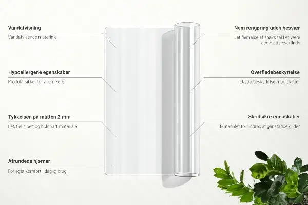 Weiches Glas für den Schreibtisch