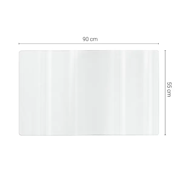 Weiches Glas für den Schreibtisch