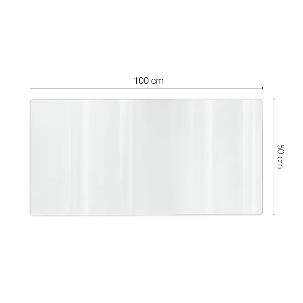 Weiches Glas für den Schreibtisch