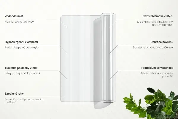 Weiches Glas transparent