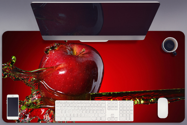 Schreibtisch Unterlegmatte Roter Apfel