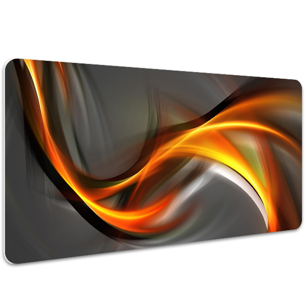 PVC Schreibtischmatte Orange Abstraktion.