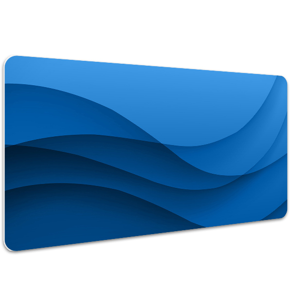 PVC Schreibtischmatte Blauer Übergang