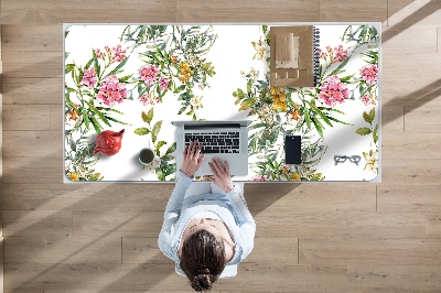 Büro-Schreibtischmatte Die blühenden Bäume