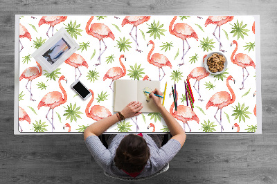 Schreibtischunterlage Flamingos