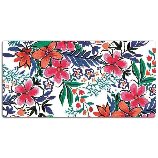 Schreibtischunterlage Farbenfrohe Blumen