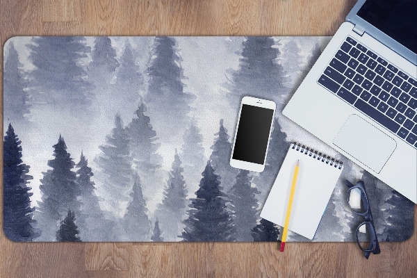 PVC Schreibtischmatte Waldlandschaft.