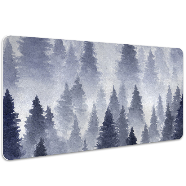 PVC Schreibtischmatte Waldlandschaft.
