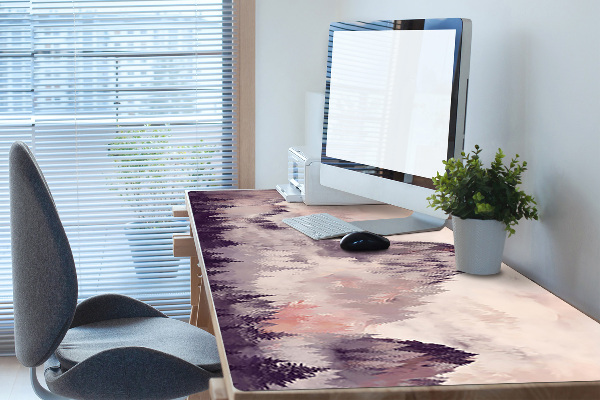 Büro-Schreibtischmatte Berg im Wald