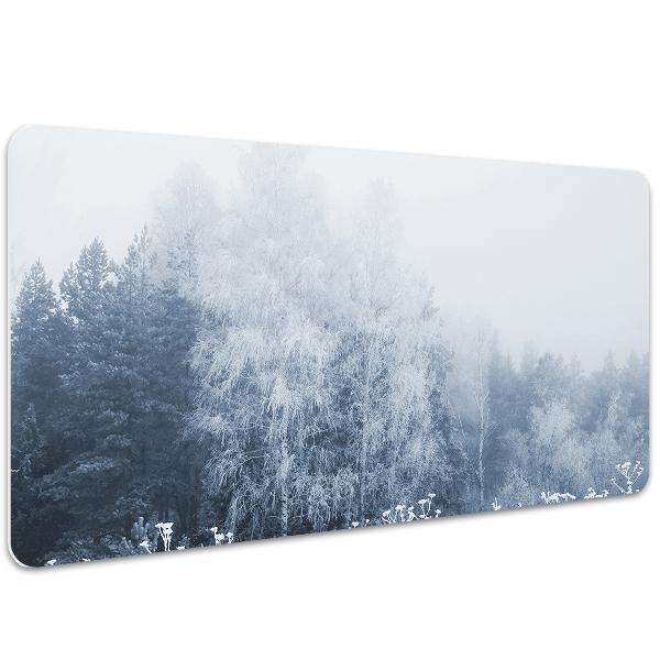 Schreibtisch Unterlegmatte Winterbäume