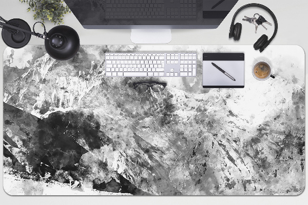 Büro-Schreibtischmatte Berglandschaft.