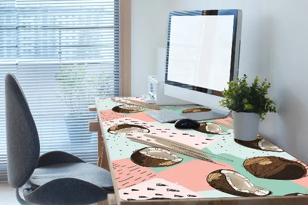 Schreibtisch Unterlegmatte Kokosnuss