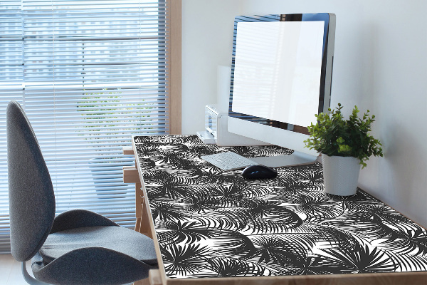 PVC Schreibtischmatte Schwarze Palme