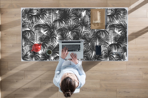 PVC Schreibtischmatte Schwarze Palme