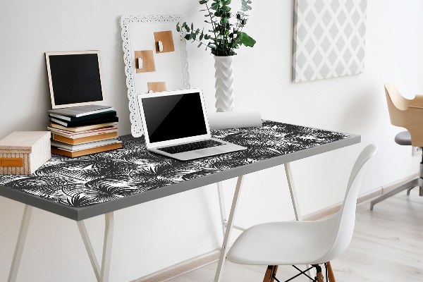 PVC Schreibtischmatte Schwarze Palme