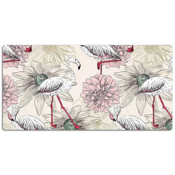 PVC Schreibtischmatte Rosa Flamingo
