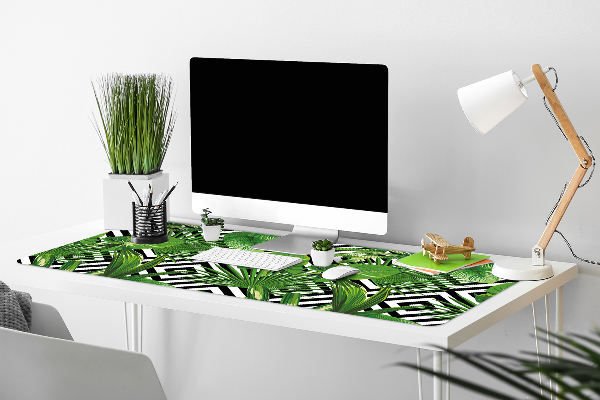 Büro-Schreibtischmatte Geometrische Blätter
