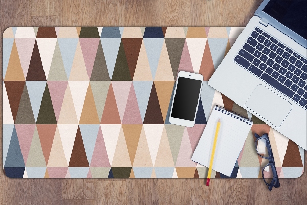 PVC Schreibtischmatte Retro Wandbild