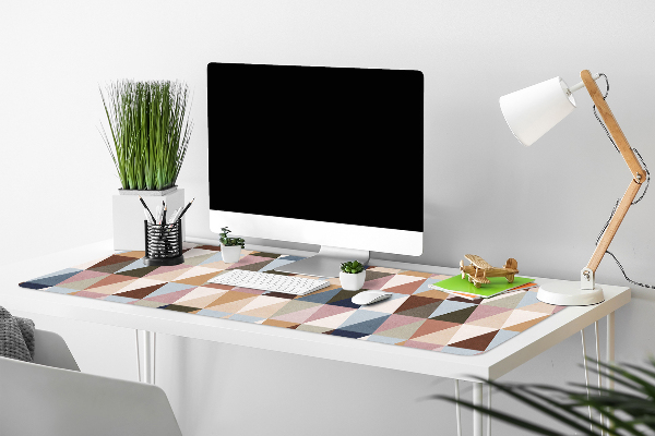 PVC Schreibtischmatte Retro Wandbild