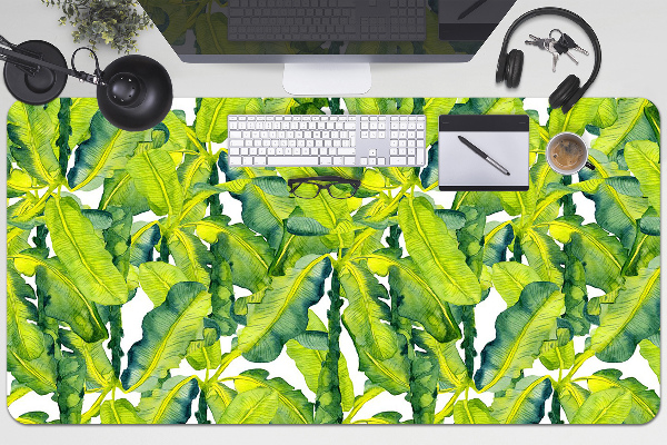 Büro-Schreibtischmatte Aquarellblätter