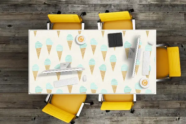 Büro-Schreibtischmatte Eis
