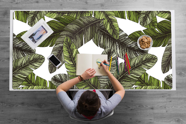 Schreibtisch Unterlegmatte Dschungelblätter