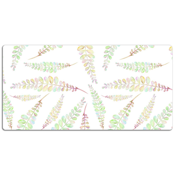 PVC Schreibtischmatte Aquarellblätter