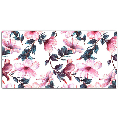 PVC Schreibtischmatte Hibiscus-Blumen