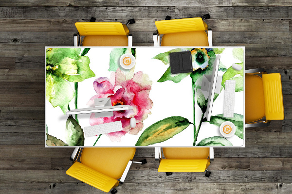 Schreibtisch Unterlegmatte Frühlingsblumen