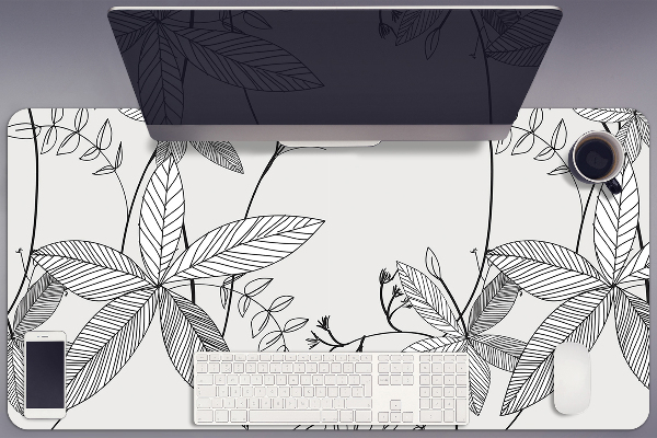 Schreibtischunterlage Doodle-Blumen